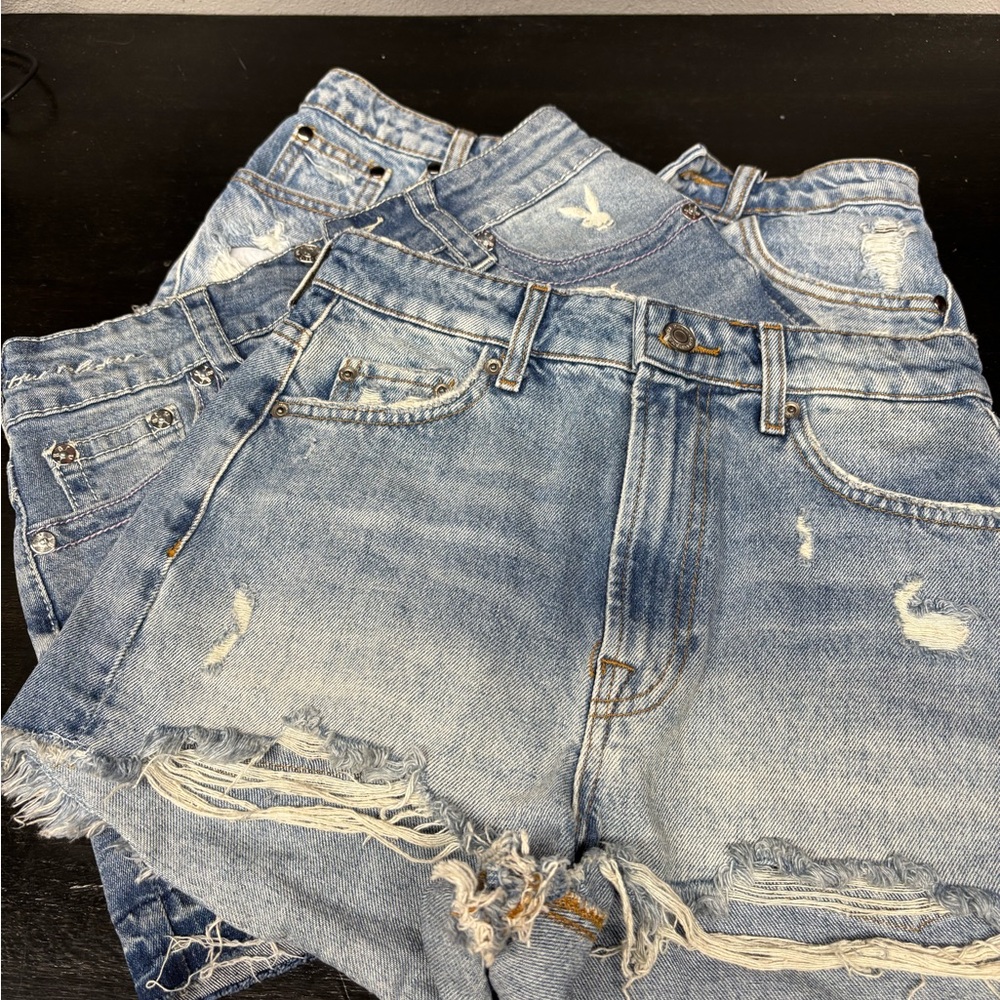 Trending Designer Denim Shorts and Skirt Bundle